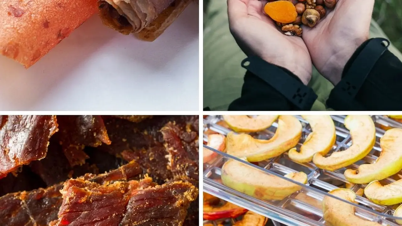 Close up on a plate of mashed potatoes, topped with baked pork chops with cream of mushroom soup, and a side of green beans.